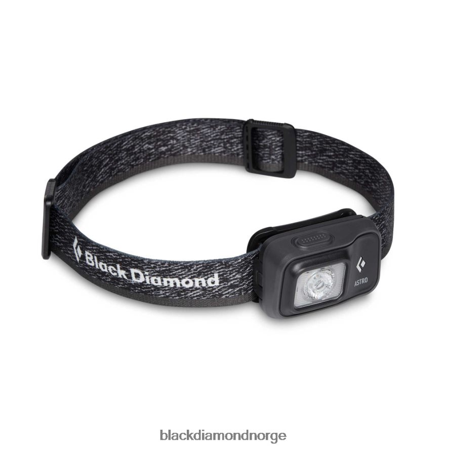 unisex Black Diamond Equipment astro 300 hodelykt grafitt belysning 4F00X6744