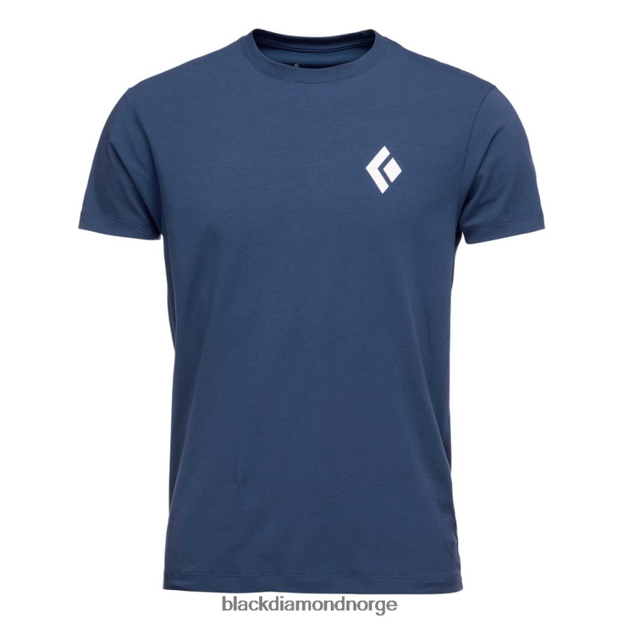 menn Black Diamond Equipment alpinist t-skjorte blekkblått samling 4F00X61284